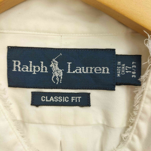 ラルフローレン RALPH LAUREN CLASSIC FIT ポニー刺繍 バンドカラー L/S シャツ メンズ 17