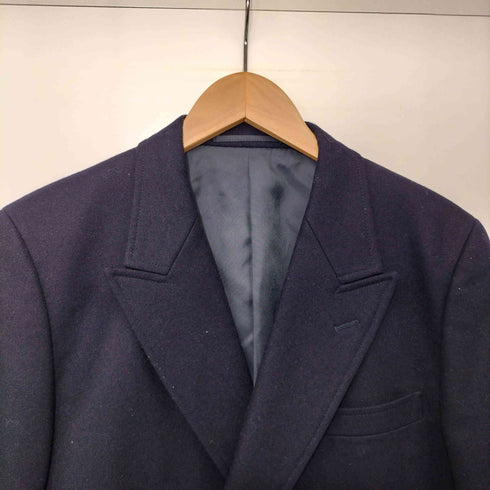 ジェイプレス J.PRESS ピークドラペル ダブルブレスト 背抜き 金ボタン テーラードジャケット 紺ブレ メンズ C92 W80 T170