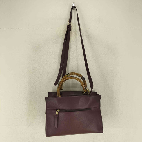 ダイアナ DIANA バンブーハンドル 2wayショルダーバッグ レディース