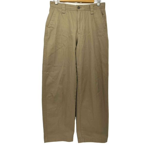 ユニクロユー UNIQLO U ワイドフィットチノ 73cm ベージュ メンズ 73cm