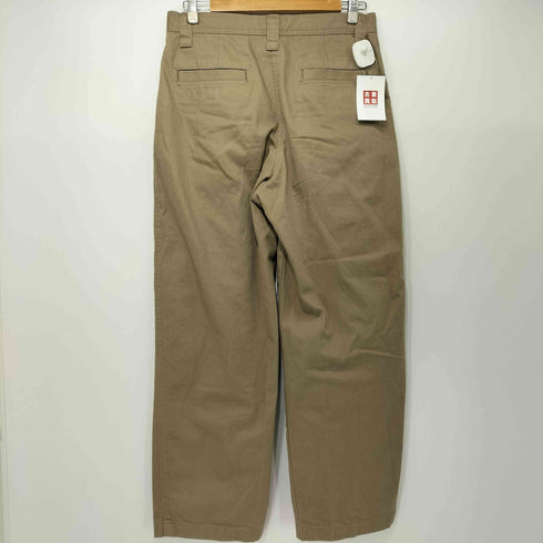 ユニクロユー UNIQLO U ワイドフィットチノ 73cm ベージュ メンズ 73cm
