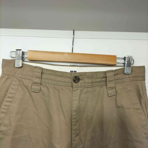 ユニクロユー UNIQLO U ワイドフィットチノ 73cm ベージュ メンズ 73cm