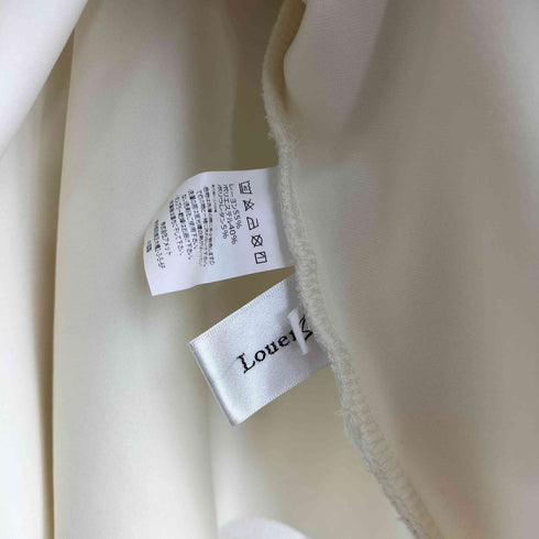 ルエレ Louere アイボリーペプラム フリル付き長袖 レディース JPN:M