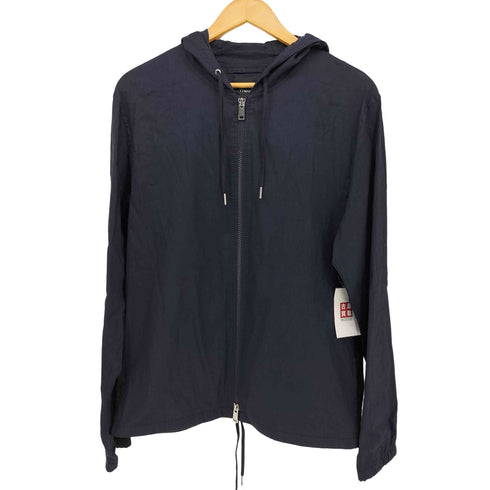 セオリー theory 24SS DARRIUS HD UL_GOOD CRUNCH リネン ジップアップ パーカー メンズ import:M