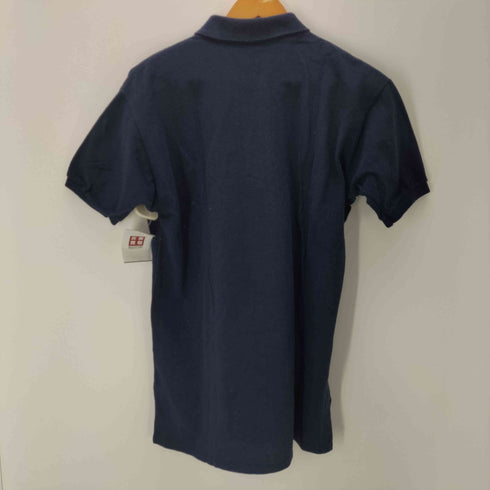 ポロバイラルフローレン Polo by RALPH LAUREN USA製 ポニー 刺繍 鹿の子 ポロシャツ メンズ import:M