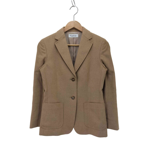 ブルックスブラザーズ BROOKS BROTHERS キャメル地 テーラードジャケット レディース 7
