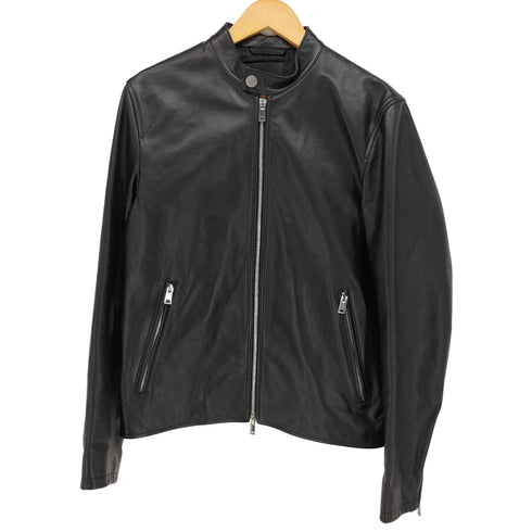 セオリー theory 21AW WYMMORE L GRAND NAPPA カウレザー シングルライダース ジャケット メンズ import:XS