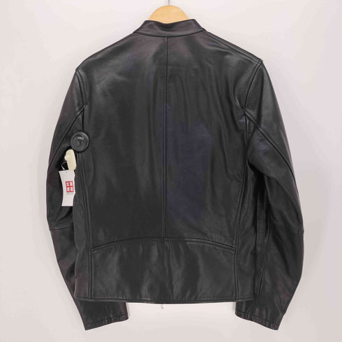 セオリー theory 21AW WYMMORE L GRAND NAPPA カウレザー シングルライダース ジャケット メンズ import:XS