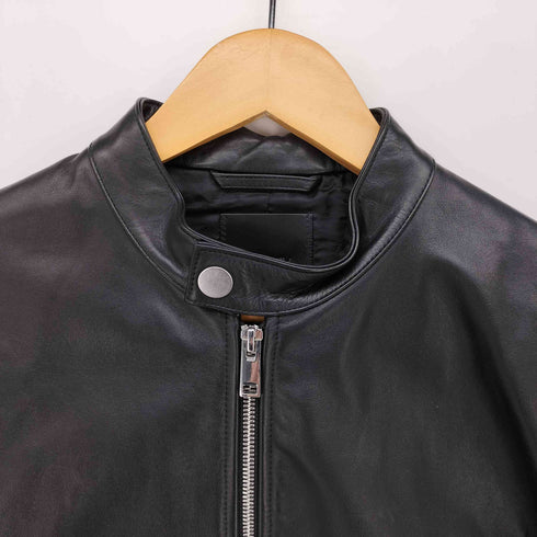 セオリー theory 21AW WYMMORE L GRAND NAPPA カウレザー シングルライダース ジャケット メンズ import:XS