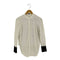 ジルサンダーネイビー JIL SANDER NAVY 袖切替 バンドカラー シャツ レディース 34