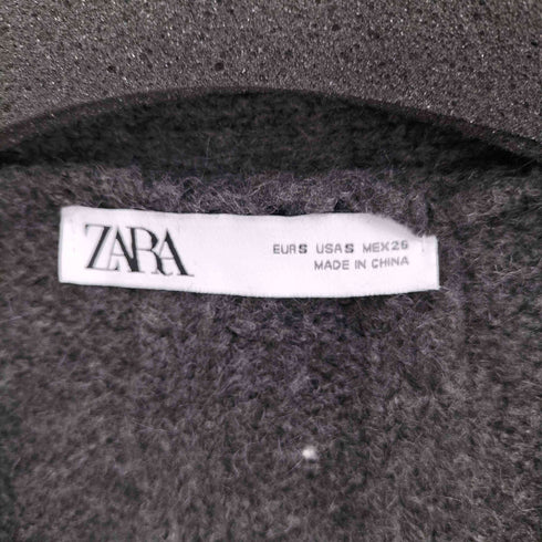 ザラ ZARA パッチワーク ニット カーディガン レディース import:S