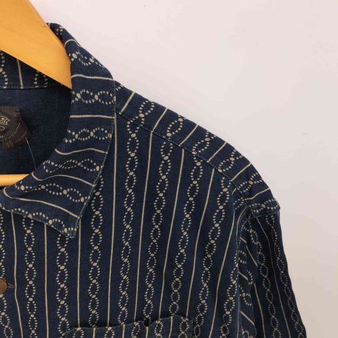 ダブルアールエルラルフローレン RRL RALPH LAUREN JERVIS CAMP-SHORT SLEEVE-CARDIGAN メンズ import:M