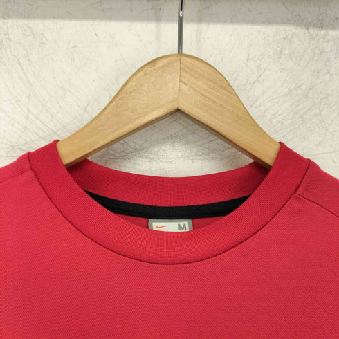 ナイキ NIKE 00s ワンポイント刺繍 クルーネック 半袖Tシャツ メンズ import:M