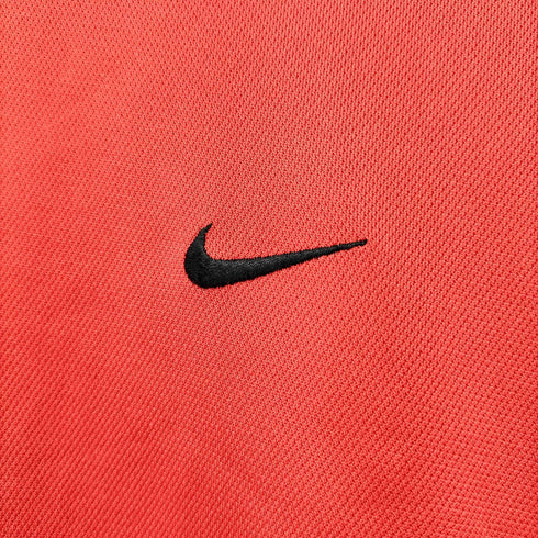 ナイキ NIKE 00s ワンポイント刺繍 クルーネック 半袖Tシャツ メンズ import:M