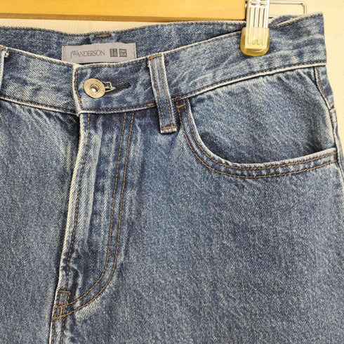 ユニクロジェイダブリューアンダーソン UNIQLO JW ANDERSON デニムストレートパンツ レディース JPN:4
