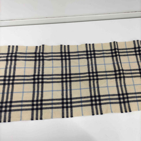 バーバリーロンドン BURBERRY LONDON カシミヤ ノバチェック フリンジ マフラー レディース