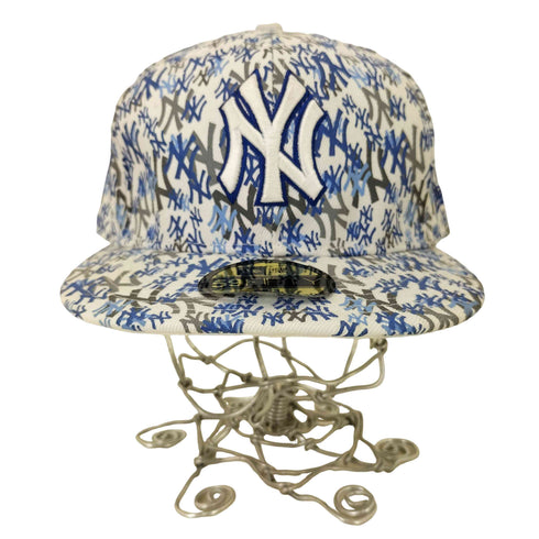 ニューエラ NEW ERA 59FIFTY MLB チームロゴ 総柄 ベースボールキャップ メンズ 7 3/8