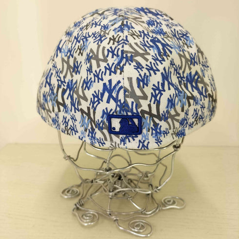 ニューエラ NEW ERA 59FIFTY MLB チームロゴ 総柄 ベースボールキャップ メンズ 7 3/8