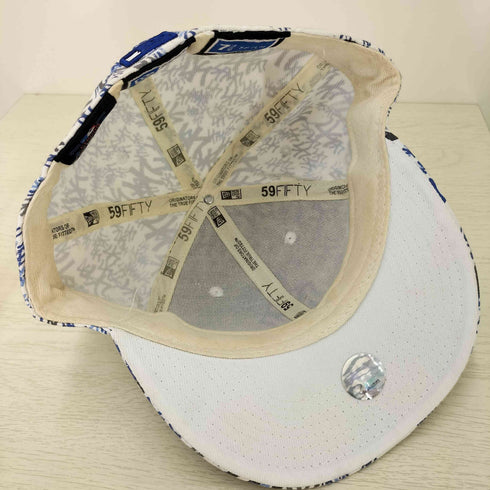 ニューエラ NEW ERA 59FIFTY MLB チームロゴ 総柄 ベースボールキャップ メンズ 7 3/8