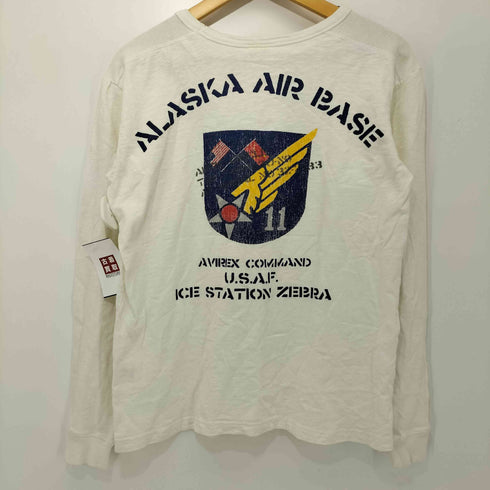 アヴィレックス AVIREX USAF L/S カットソー 長袖 メンズ import:M