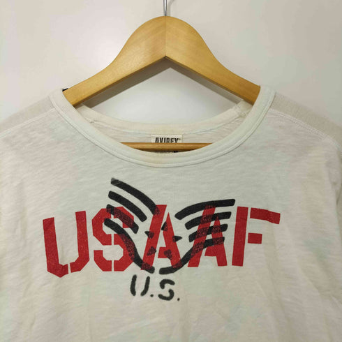 アヴィレックス AVIREX USAF L/S カットソー 長袖 メンズ import:M