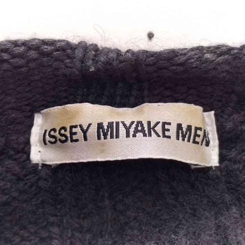 イッセイミヤケメン ISSEY MIYAKE MEN ボア切替 ジップアップ ニット トップス メンズ JPN:L