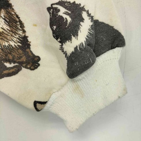 michigan rag 猫柄 スウェットブルゾン USA製 メンズ