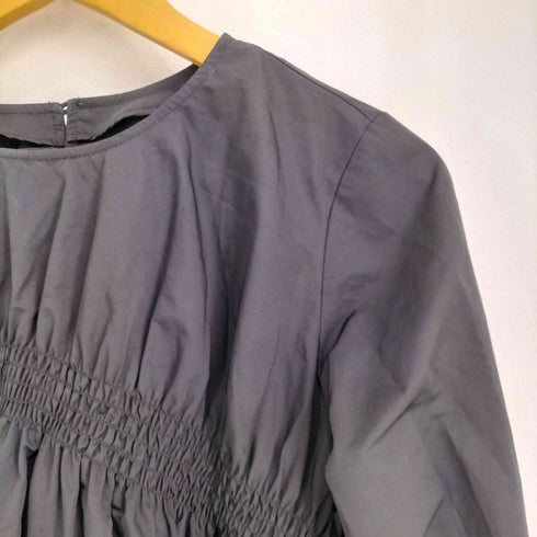 レイビームス Ray BEAMS タフタ シャーリング ブラウス レディース
