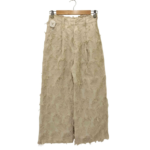 ESICA フリンジジャガードストレートパンツ レディース JPN:M