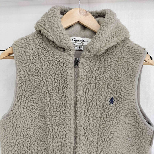 ジムフレックス GYMPHLEX フード付き ジップアップ ボアベスト レディース UK:14