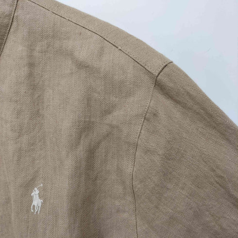ポロラルフローレン POLO RALPH LAUREN BEDFORD ポニー刺繍 G-9 型 リバーシブル リネン ツイード スイングトップ ハリントン ジャケット メンズ import:M
