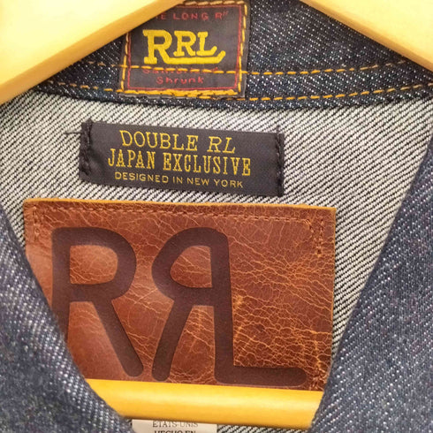 ダブルアールエルラルフローレン RRL RALPH LAUREN JAPAN EXCLUSIVE 381 COWBOY リジッド セルビッチ デニム ジャケット メンズ import:M