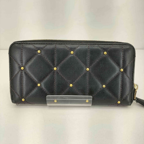 コーチ COACH キルティング ゴールドスタッズ レザー ウォレット レディース