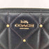 コーチ COACH キルティング ゴールドスタッズ レザー ウォレット レディース