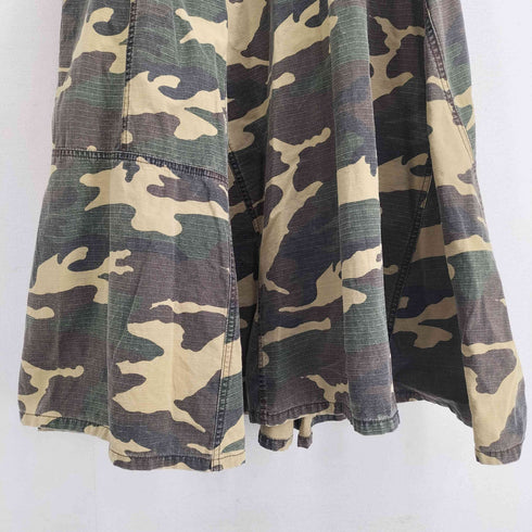クレオルム CREOLME 迷彩 Aライン フレアスカート レディース JPN:S