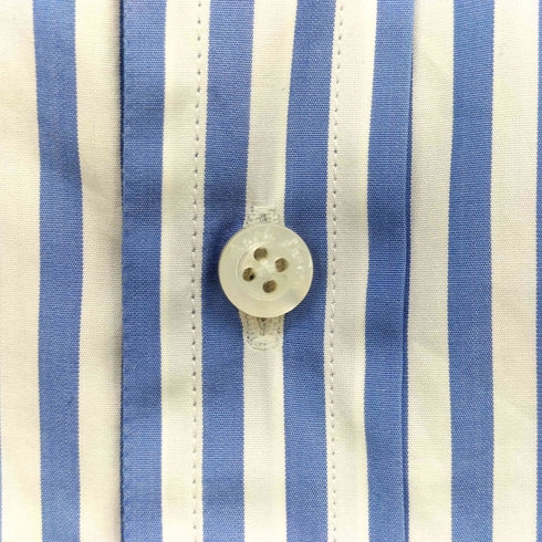 ラルフローレンパープルレーベル RALPH LAUREN PURPLE LABEL マチ付き ホリゾンタル カラー L/S ストライプ シャツ メンズ 0