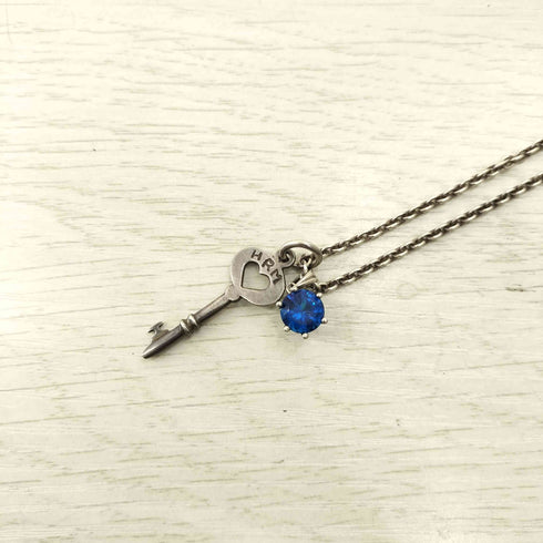 ハリウッドランチマーケット HOLLYWOOD RANCH MARKET HRM刻印 キーデザイン ネックレス レディース