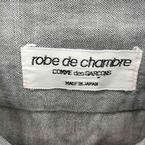 ローブドシャンブルコムデギャルソン robe de chambre COMME des GARCONS L/S ラウンドカラーシャツ メンズ