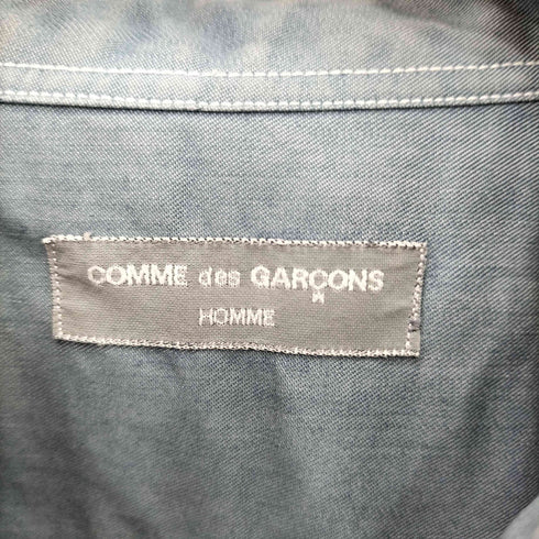 コムデギャルソンオム COMME des GARCONS HOMME 銀タグ 田中オム パイピング生地 ボタン長袖シャツ メンズ