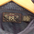 ダブルアールエルラルフローレン RRL RALPH LAUREN マチ付き インディゴ コットン リネン L/S ワーク シャツ メンズ import:M