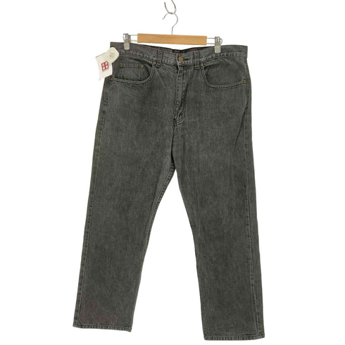 エディーバウアー Eddie Bauer CLASSIC-FIT ブラックデニムパンツ メンズ 36×30