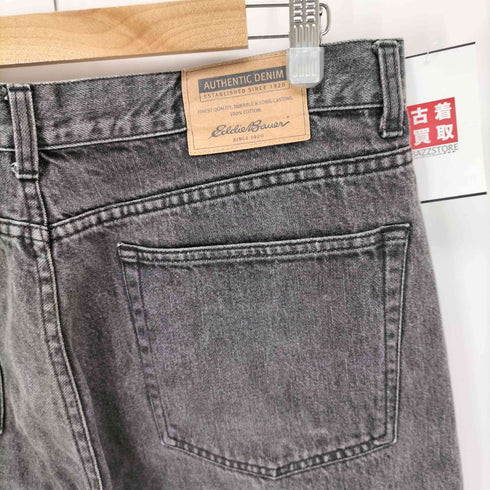 エディーバウアー Eddie Bauer CLASSIC-FIT ブラックデニムパンツ メンズ 36×30