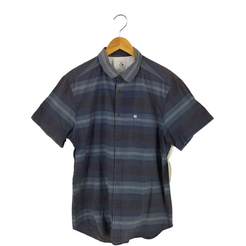 クイックシルバー Quiksilver MODERN ボーダー柄 シャツ メンズ JPN:L