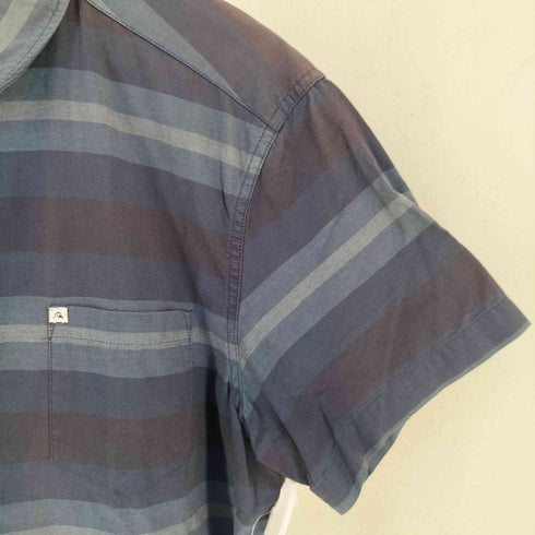 クイックシルバー Quiksilver MODERN ボーダー柄 シャツ メンズ JPN:L