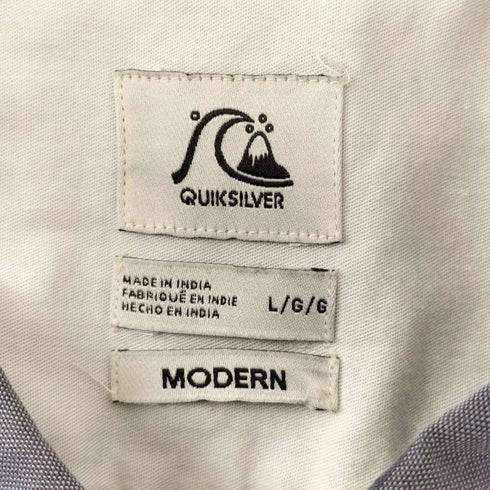 クイックシルバー Quiksilver MODERN ボーダー柄 シャツ メンズ JPN:L