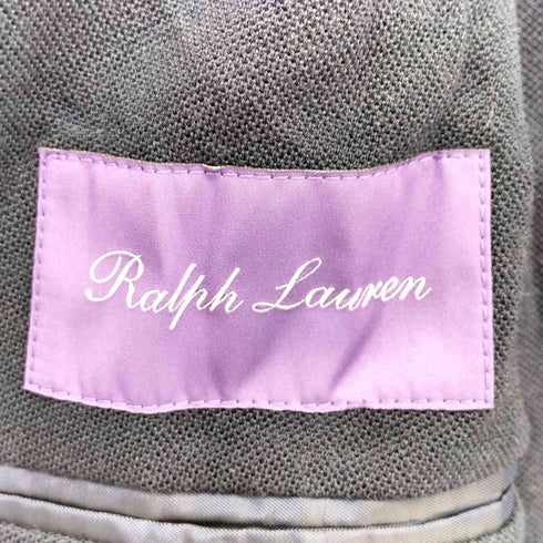 ラルフローレンパープルレーベル RALPH LAUREN PURPLE LABEL 段返り 3B サマー ウール シングル テーラード ジャケット メンズ 36S