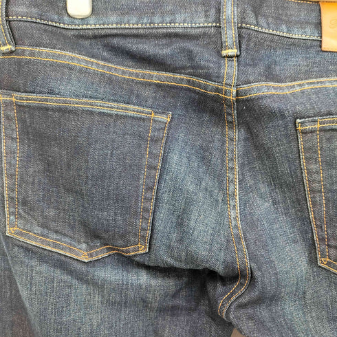 ラルフローレンパープルレーベル RALPH LAUREN PURPLE LABEL イタリア製 ジップフライ セルビッチ デニム ストレート パンツ メンズ 30/32