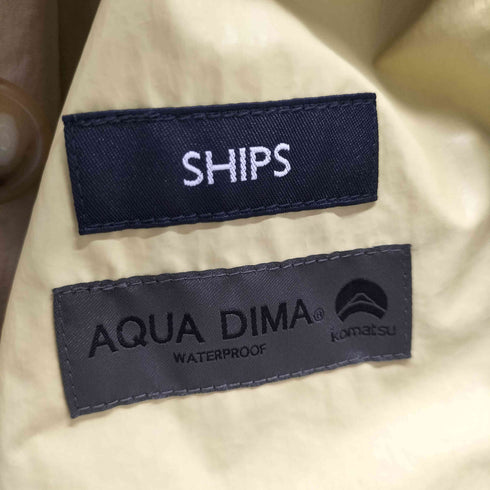シップス SHIPS 小松マテーレ AQUA DIMA waterproof ナイロンステンカラーコート メンズ import:XL