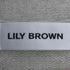 リリーブラウン Lily Brown 24AW ロゴ釦フォックスカーデ レディース ONE SIZE