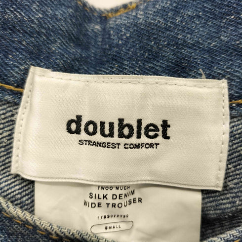 ダブレット doublet SILK DENIM WIDE TROUSER シルク デニム ワイド デニム メンズ JPN:S